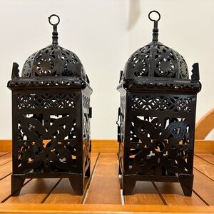 🦋2 For $50🦋Moroccan Candle Lantern Set